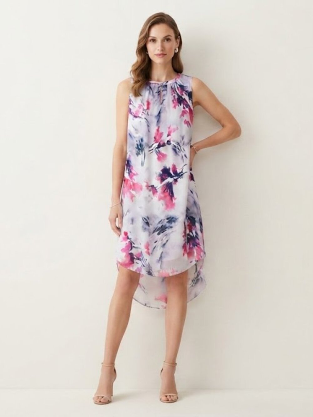Vera Wang Floral Mini Dress